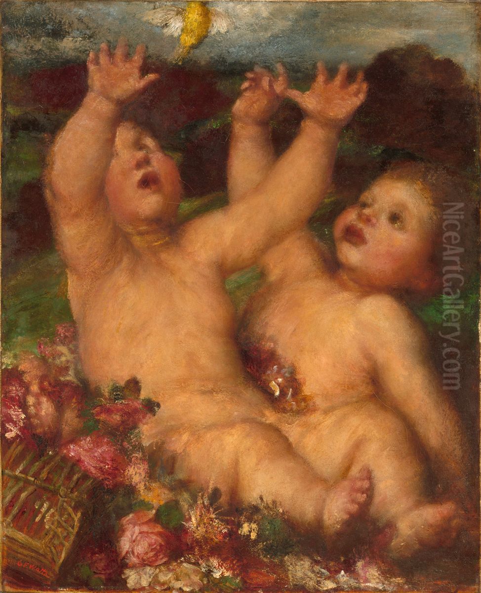 Escaped Oil Painting by George Frederic Watts