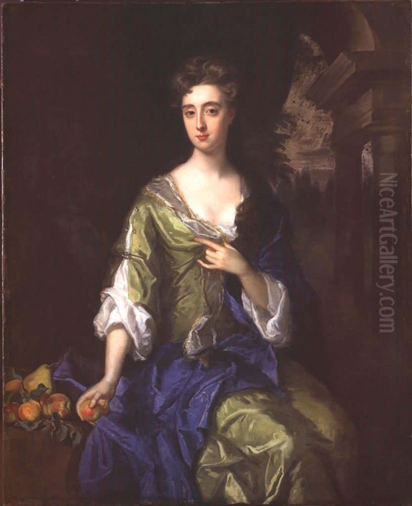 Lady Susanna Holworthy (c. 1640-1690) Oil Painting by Michael Dahl