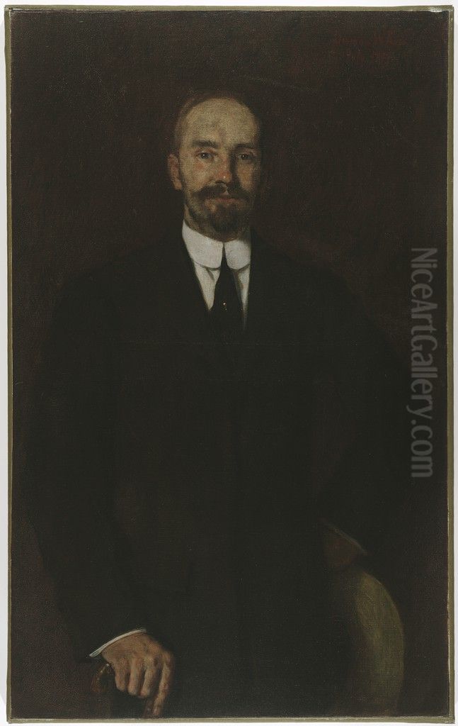 George Santayana (1863-1952) Oil Painting by Denman Ross