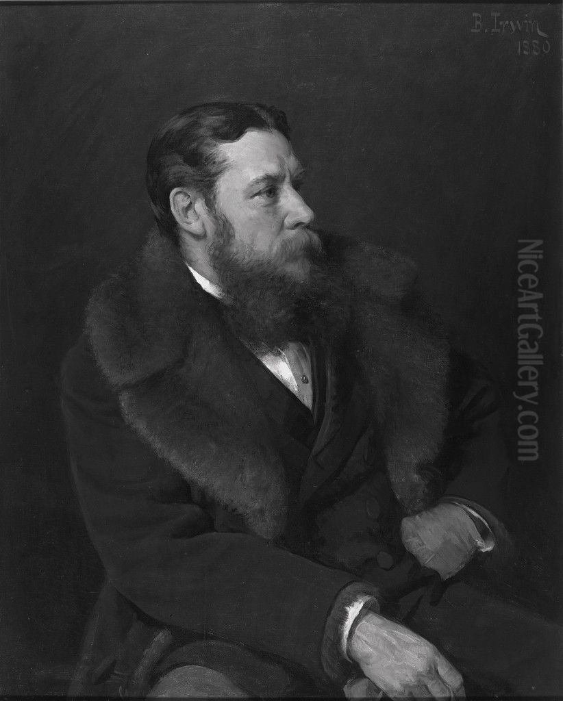 George Tufton Moffatt (1836-1895) Oil Painting by Benoni Irwin