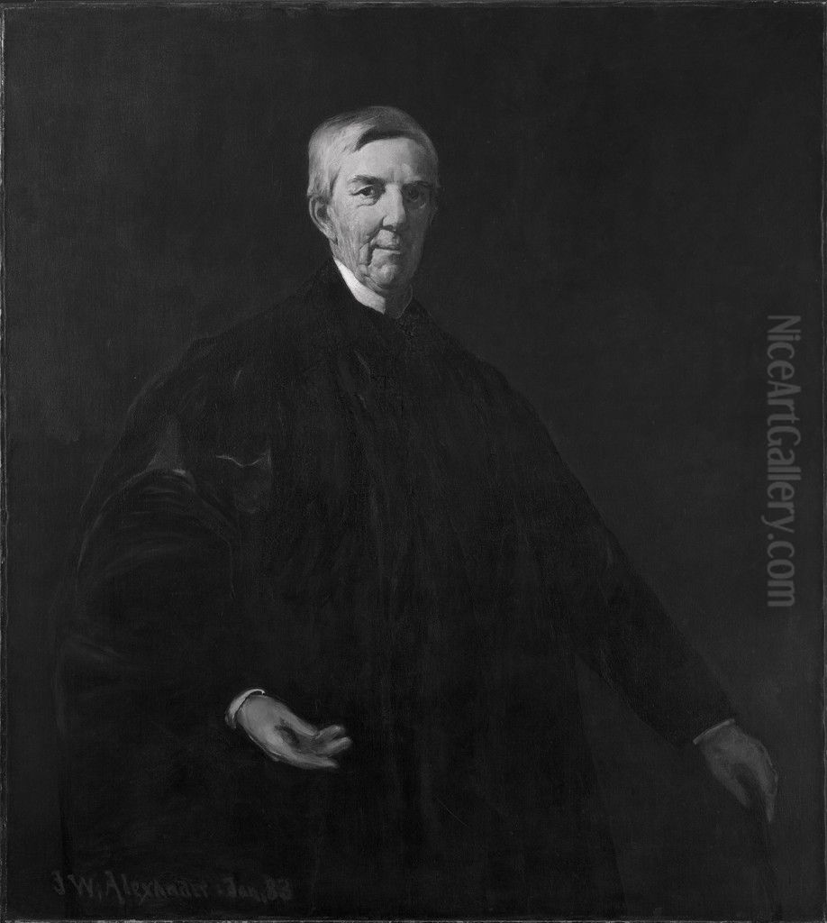 Dr. Oliver Wendell Holmes (1809-1894) Oil Painting by John White Alexander