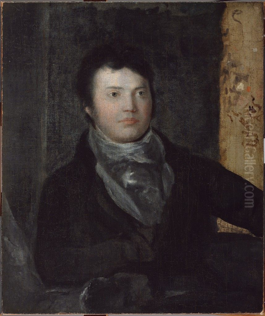 Samuel Taylor Coleridge (1772-1834) Oil Painting by Washington Allston