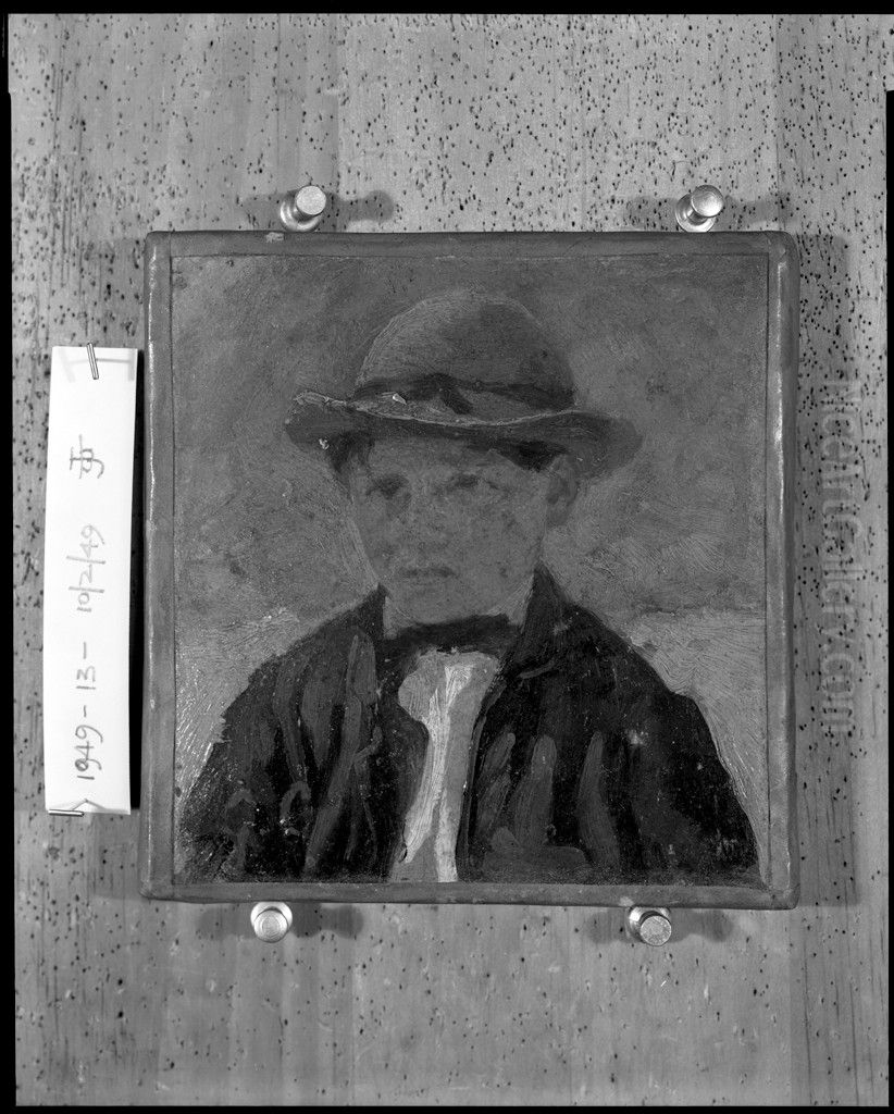 Portrait of a Boy Oil Painting by Gustave Courbet