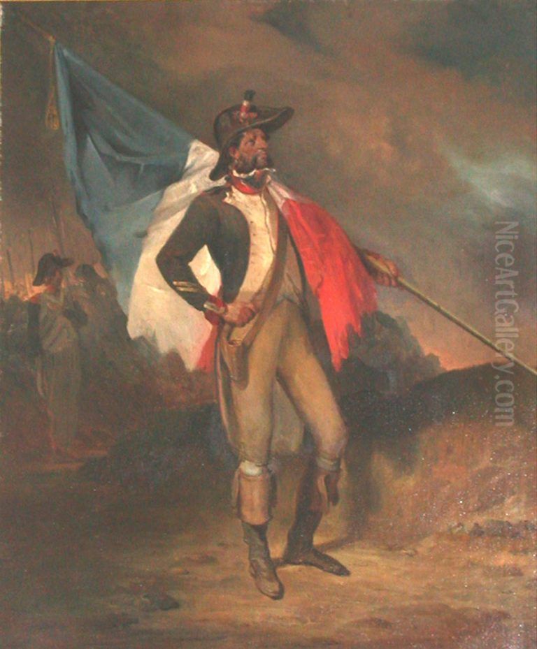Soldat de la Republique Oil Painting by Nicolas Toussaint Charlet