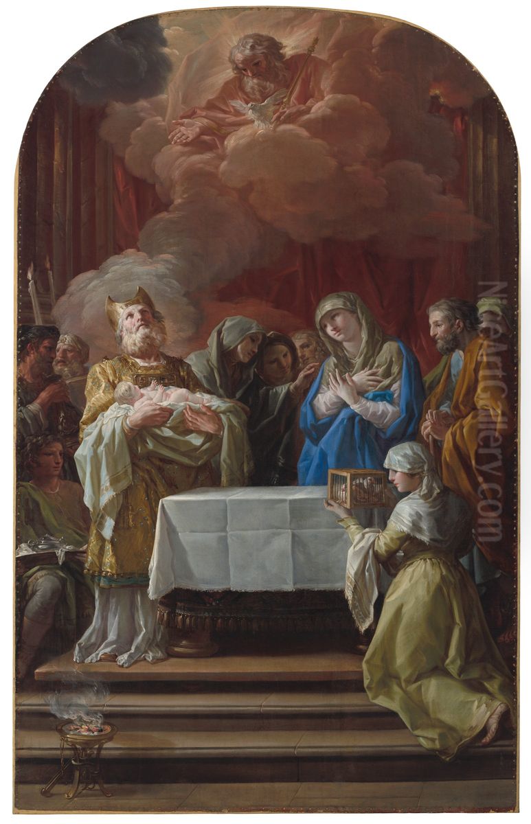 The Presentation in the Temple Oil Painting by Corrado Giaquinto