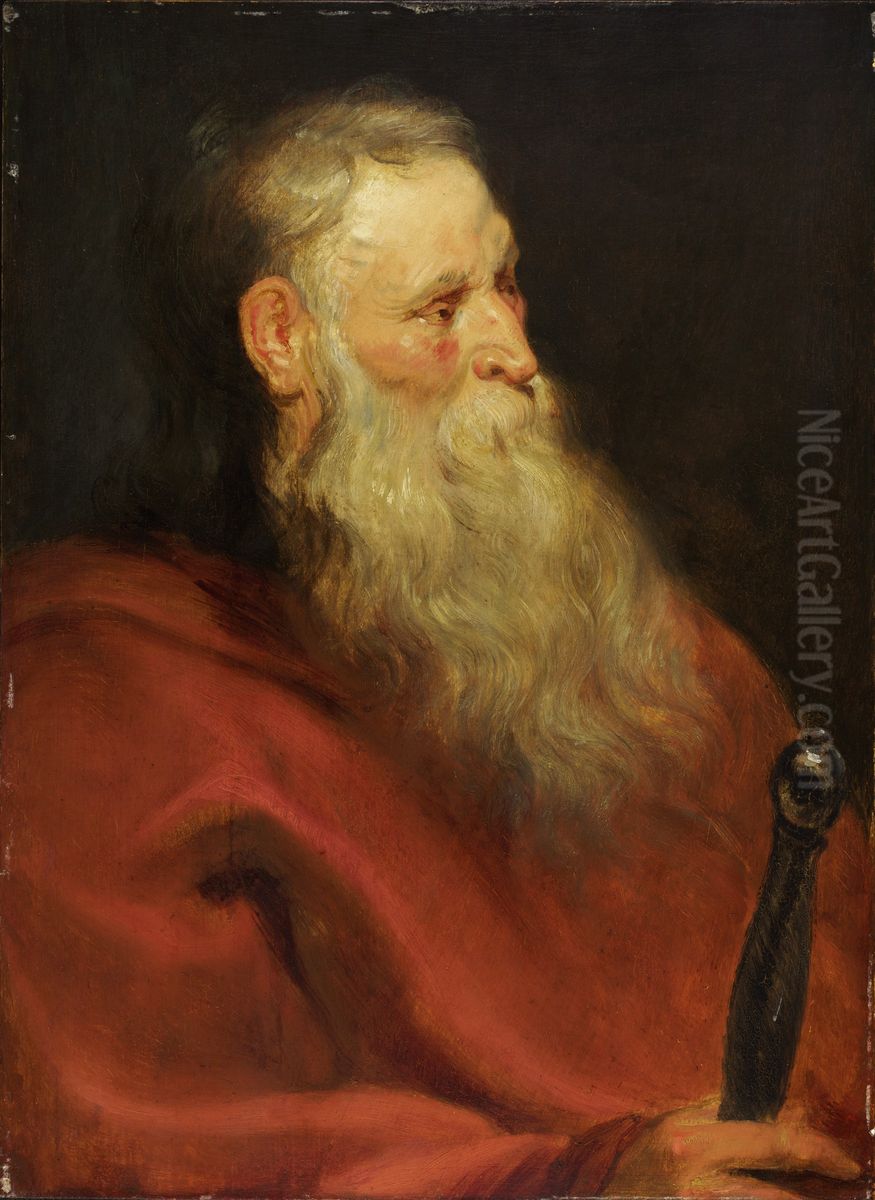 Saint Paul Oil Painting by (studio of) Rubens, Peter Paul