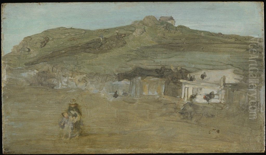 Ajaccio, Corsica Oil Painting by James McNeill Whistler