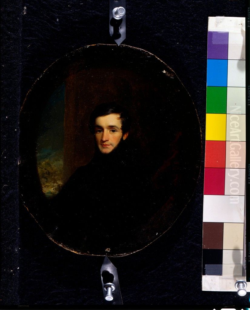James Gallatin (1796-1876) Oil Painting by George Linen