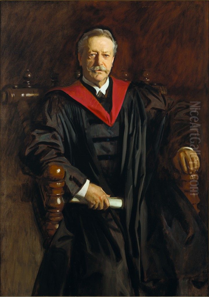 Abbott Lawrence Lowell (1856-1943) Oil Painting by John Singer Sargent