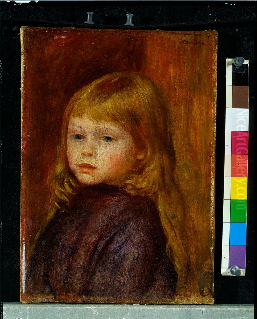 Edmond Renoir, Jr. Oil Painting by Pierre Auguste Renoir