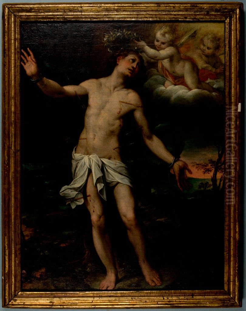Saint Sebastian Oil Painting by Camillo Procaccini