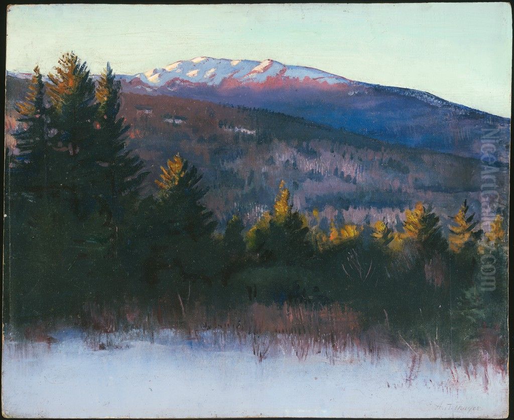 Mount Monadnock Oil Painting by Abbott Handerson Thayer