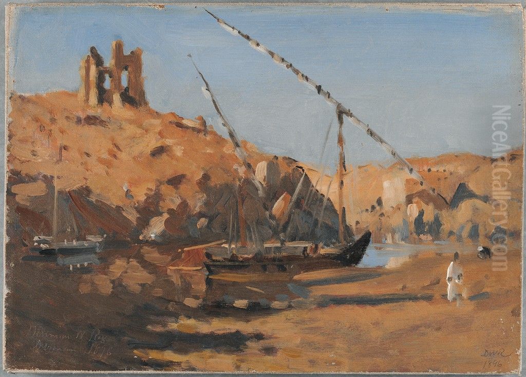 Assouan, Egypt Oil Painting by Denman Ross