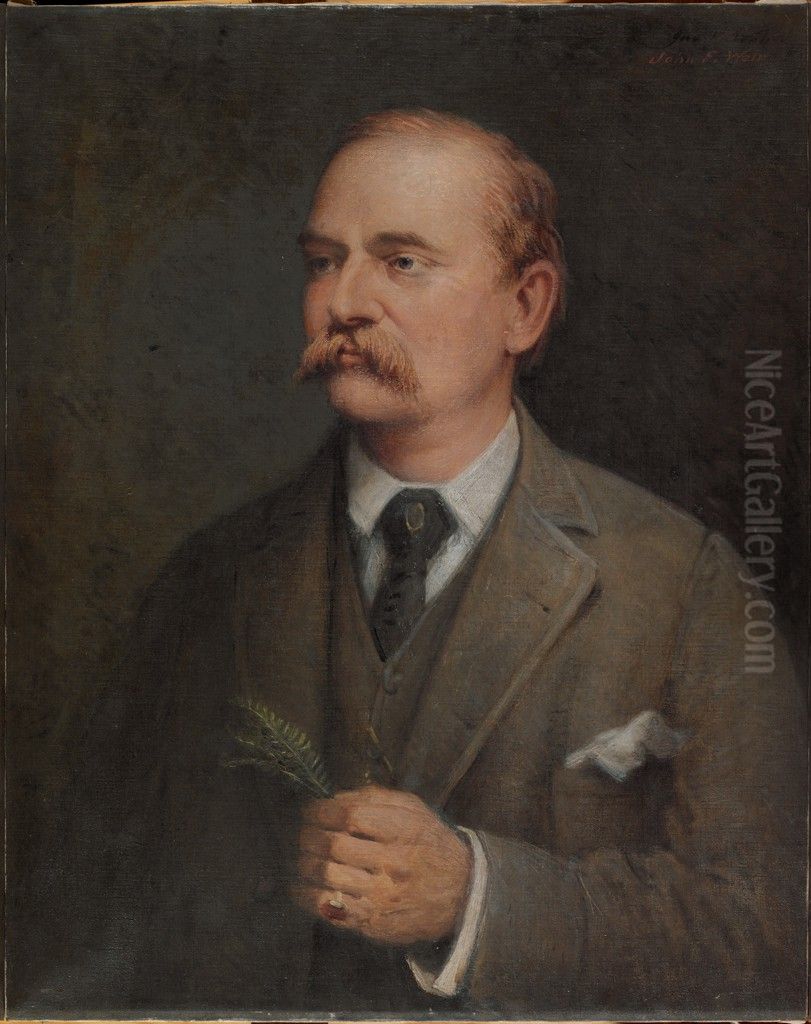 Daniel Cady Eaton (1834-1895) Oil Painting by John Ferguson Weir