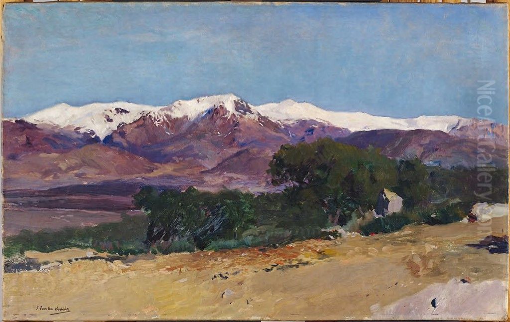 Seven-Peaks, Guadarrama Oil Painting by Joaquin Sorolla
