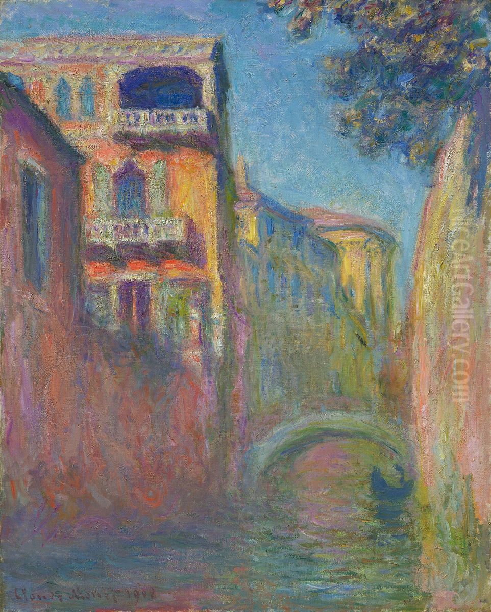 Der Rio della Salute Oil Painting by Claude Oscar Monet