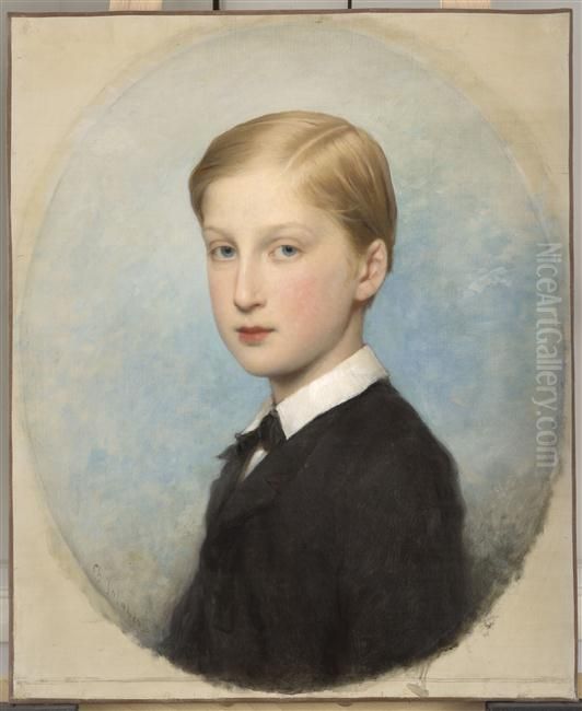 Portrait du duc du Guise Oil Painting by Charles Jalabert