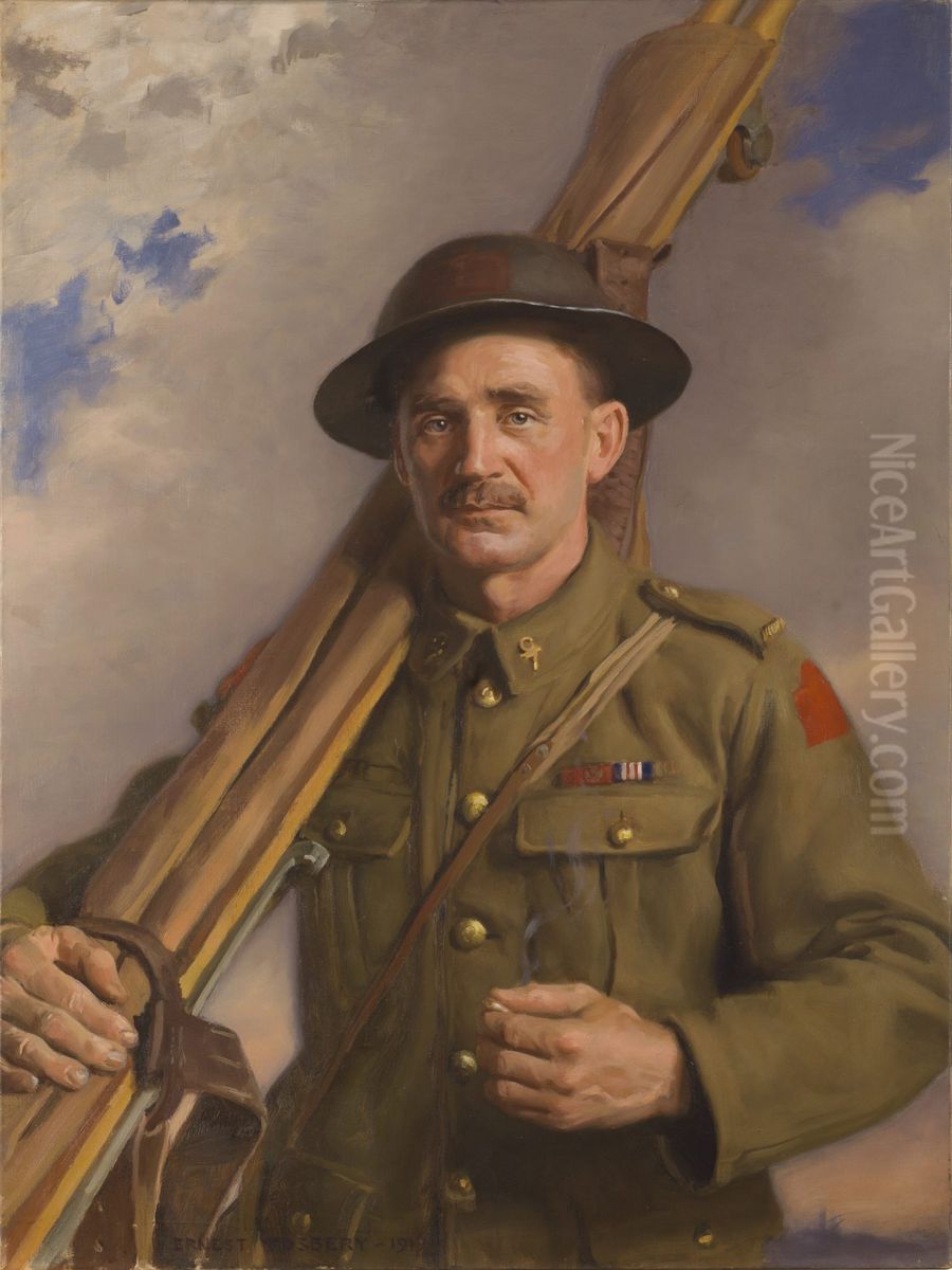 Private M. J. O'Rourke, VC Oil Painting by Ernest Fosbery