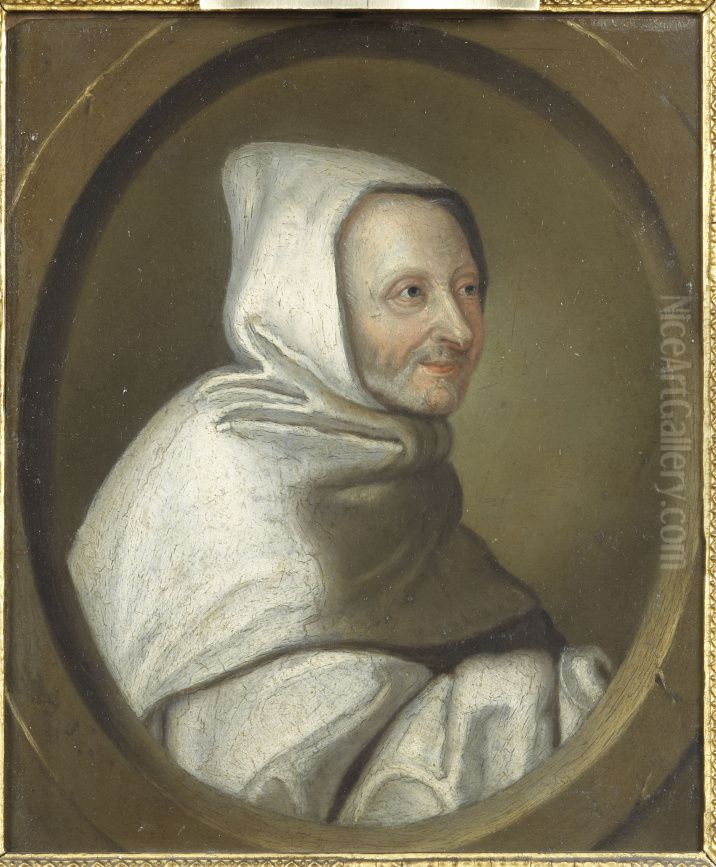 Portrait d'Armand Jean le Bouthillier de Rance, abbe de la Trappe Oil Painting by Hyacinthe Rigaud