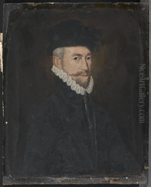 Portrait d'homme Oil Painting by Pieter Pourbus