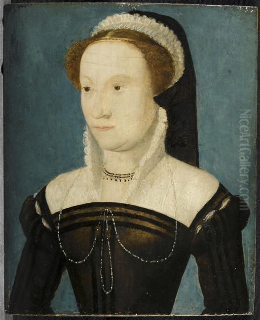 Portrait d'inconnue Oil Painting by Corneille De Lyon