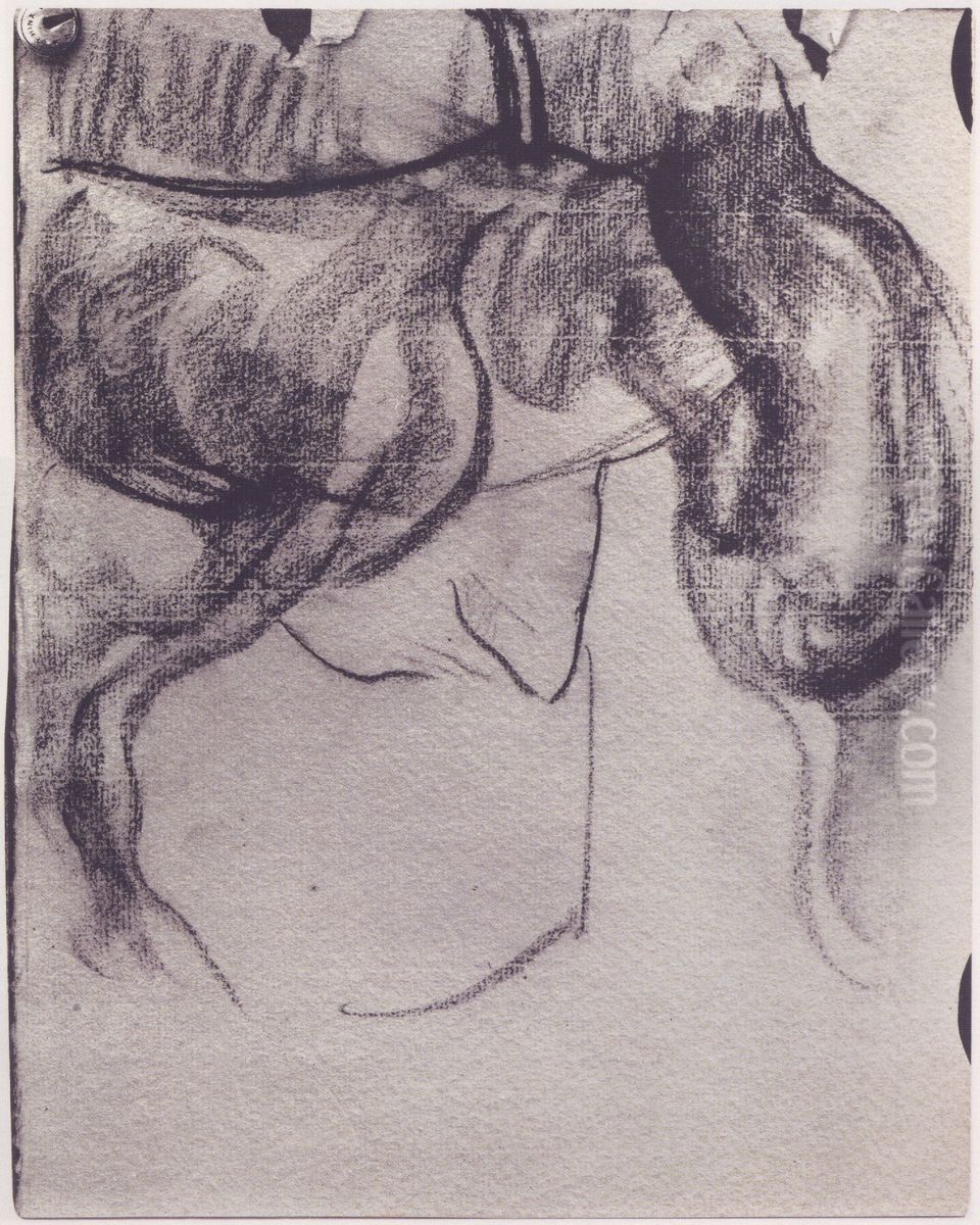 Portrait of  Irena Solska Oil Painting by Stanislaw Ignacy Witkiewicz (Witkacy)