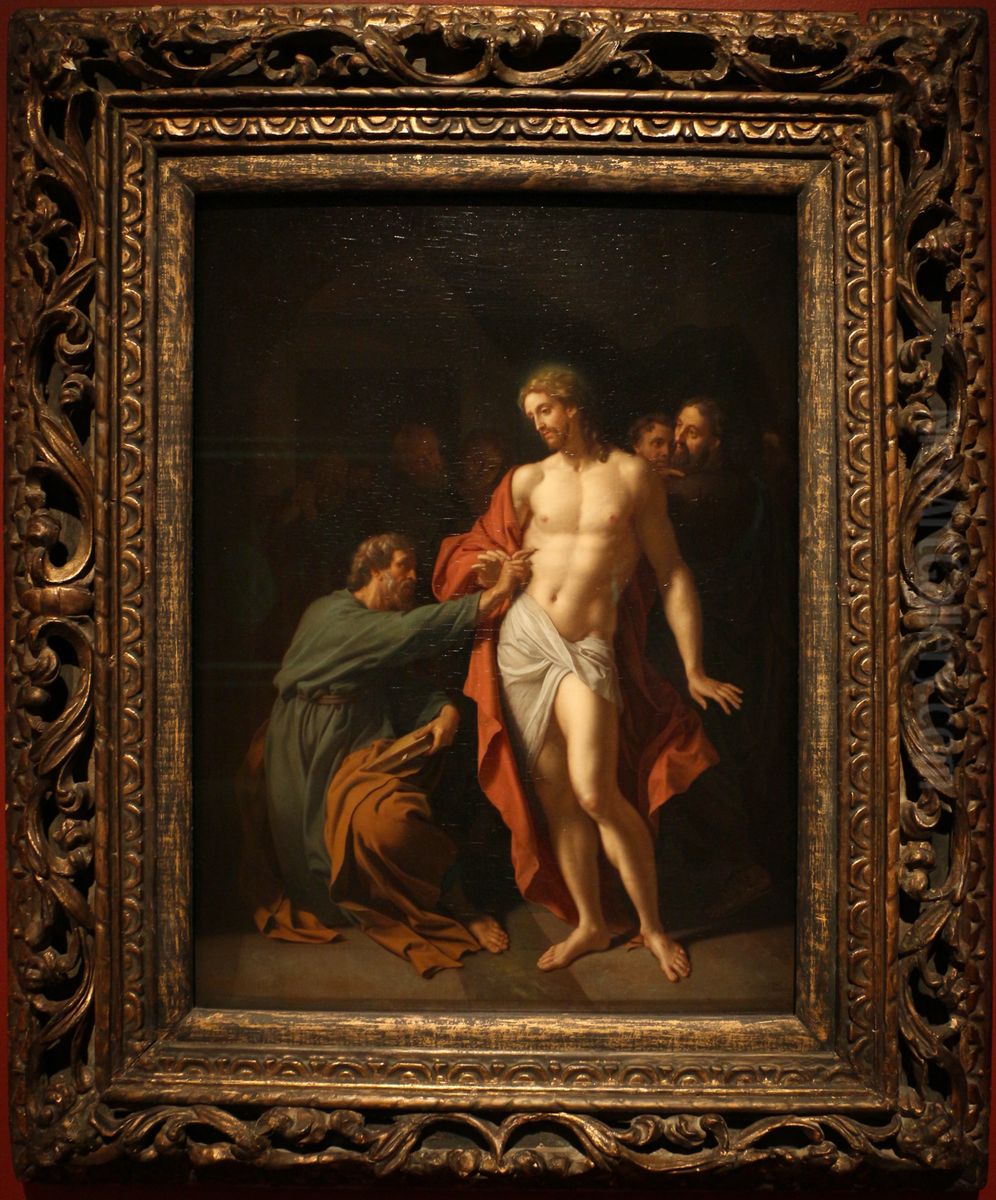 De ongelovige Thomas Oil Painting by Adriaen Van Der Werff