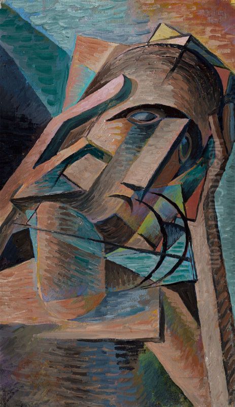 Meditace Oil Painting by Bohumil Kubista