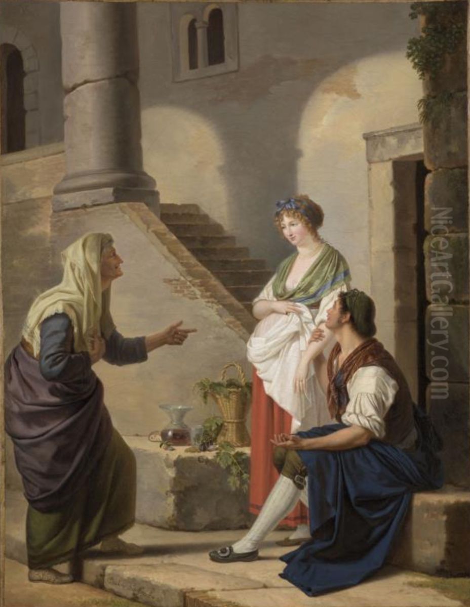 L'Horoscope realise Oil Painting by Pauline Gauffier