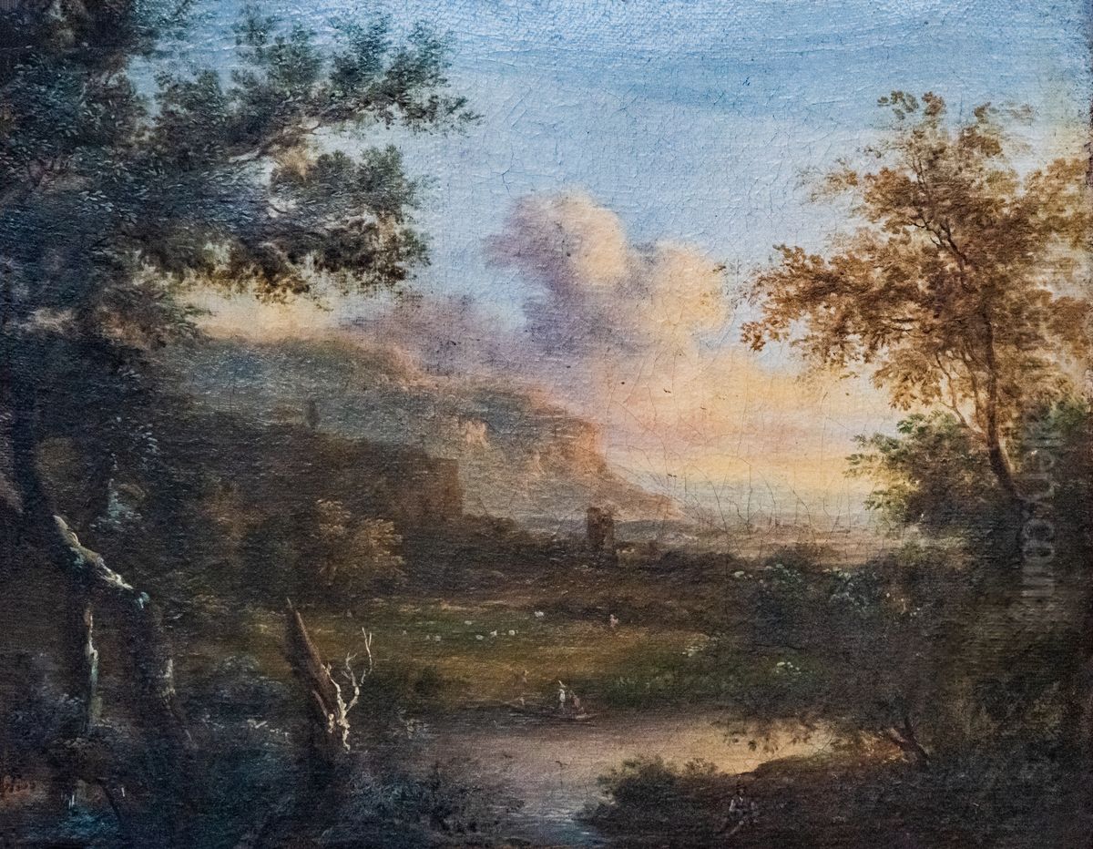 Paysage Oil Painting by Frederik de Moucheron