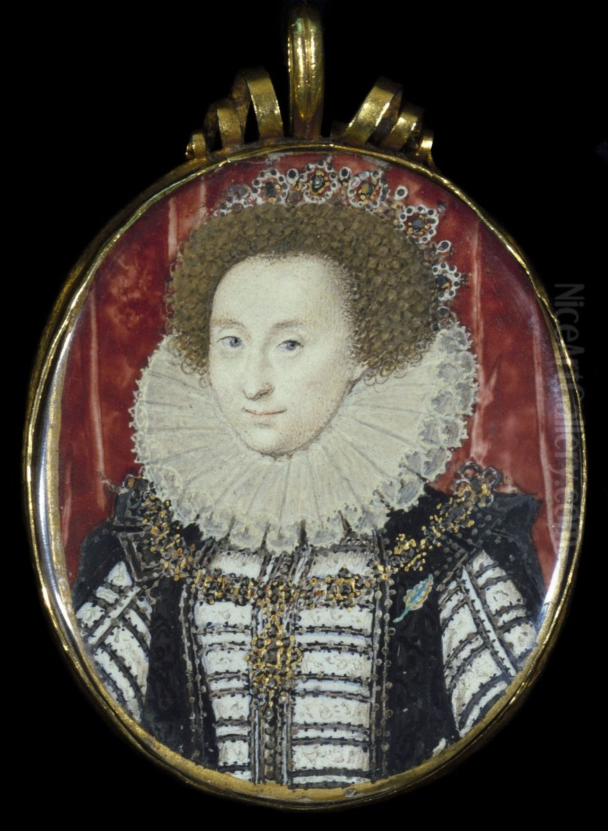 Lettice Knollys, Countess of Lecester Oil Painting by Nicholas Hilliard