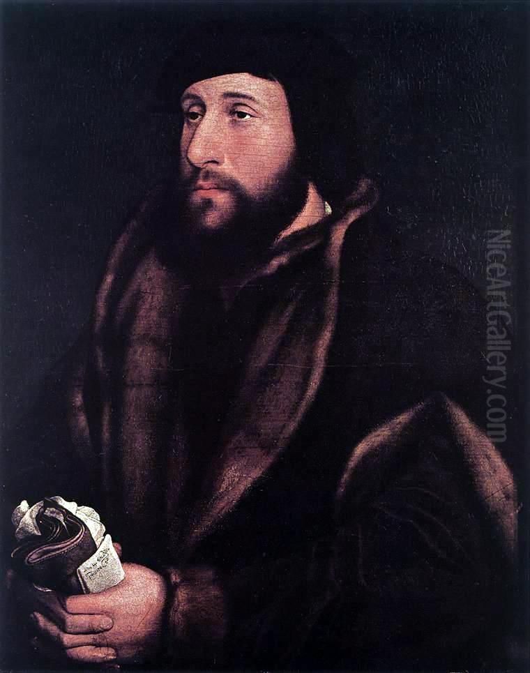 Portrait of an Englishman Oil Painting by Hans Holbein the Younger