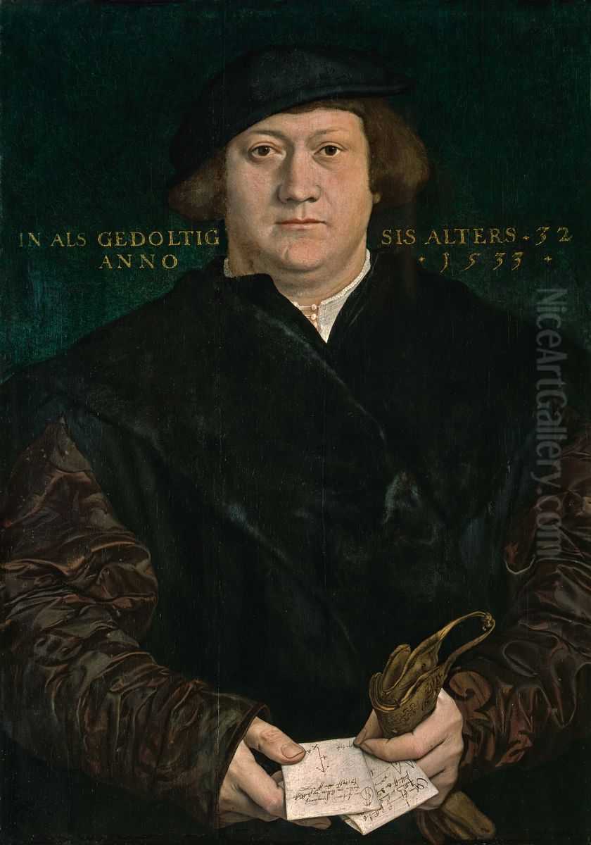 Portrait of Cyriacus Kale Oil Painting by Hans Holbein the Younger
