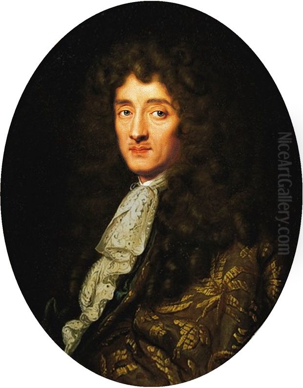 Portrait de Jean Racine Oil Painting by Francois de Troy