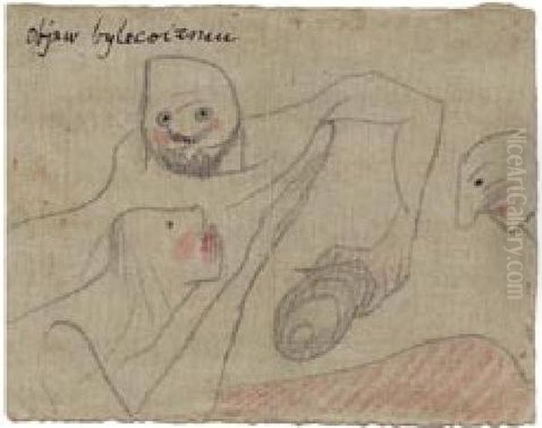 Symptoms of whatever-ism Oil Painting by Stanislaw Ignacy Witkiewicz (Witkacy)