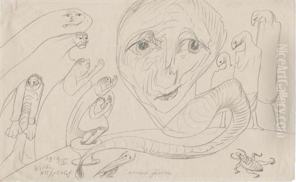 Instead of fluid Oil Painting by Stanislaw Ignacy Witkiewicz (Witkacy)