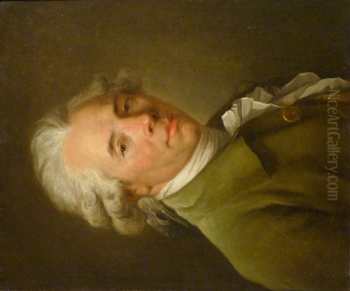 The Painter Joseph Vernet in 1782 Oil Painting by Adelaide Labille-Guiard