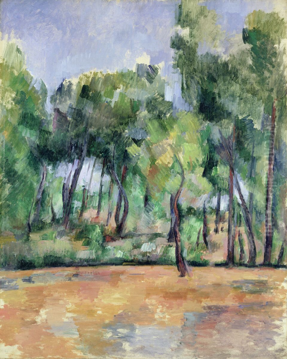 Provencal Landscape Oil Painting by Paul Cezanne