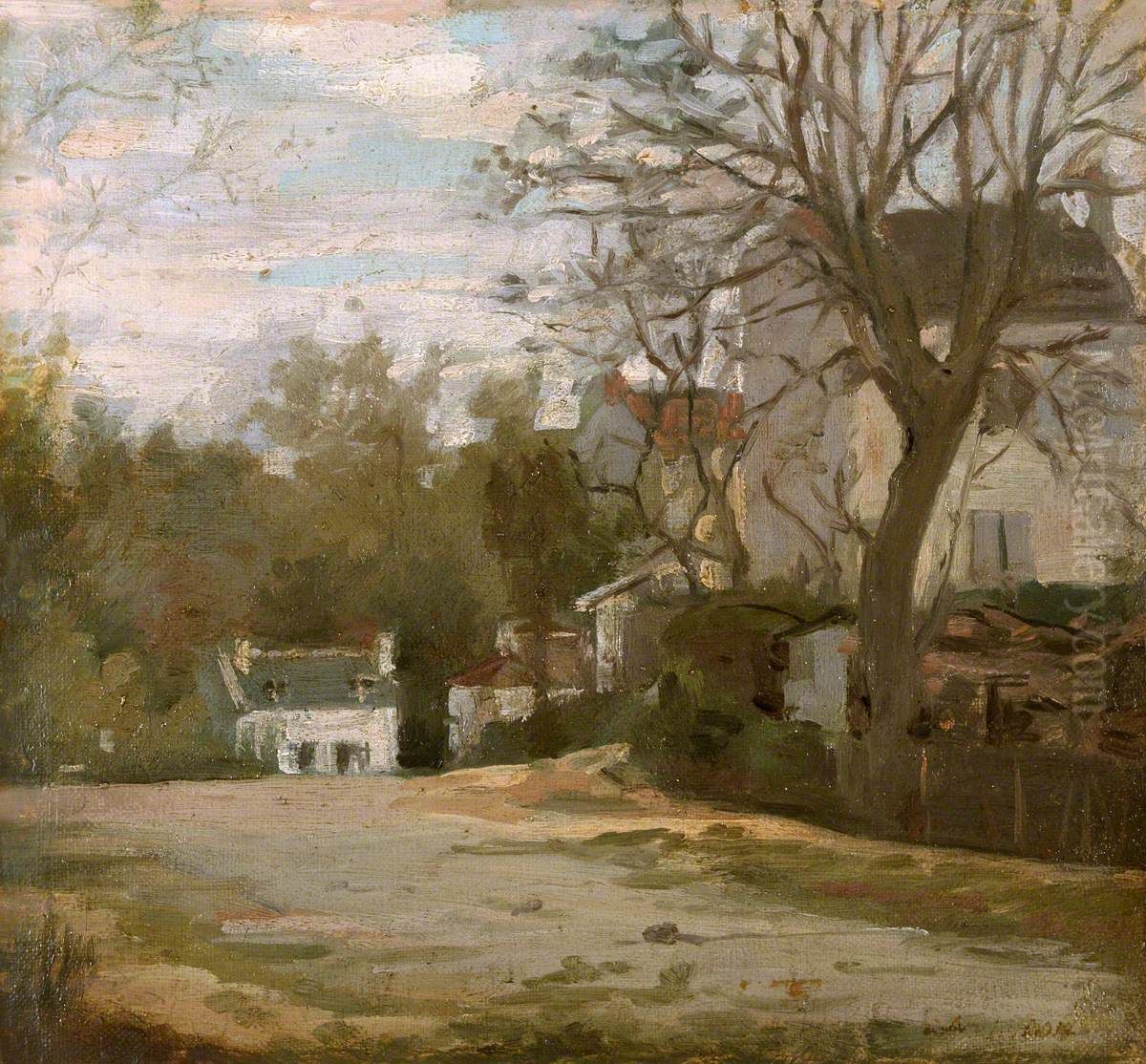 Montmartre Oil Painting by Stanislas Lepine