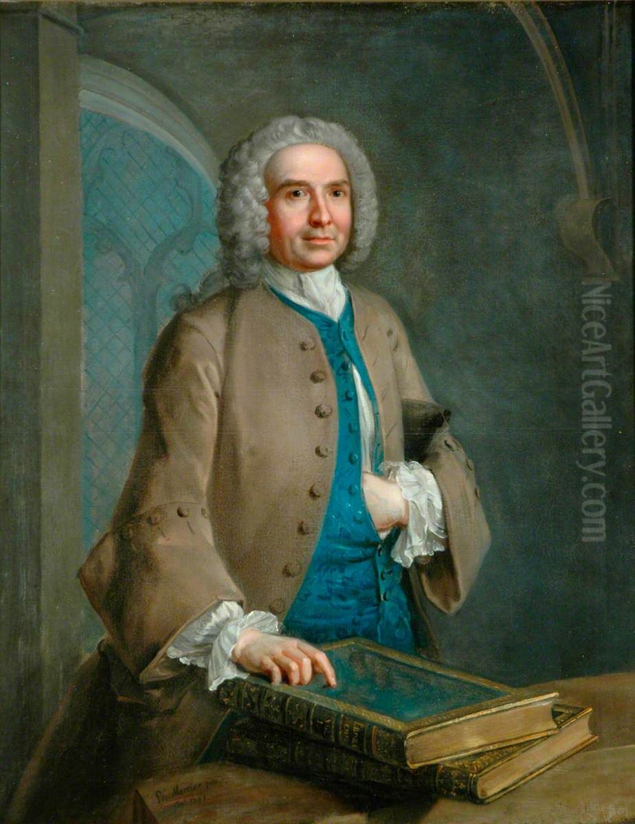 Francis Drake, Surgeon and Historian of York Oil Painting by Philippe Mercier