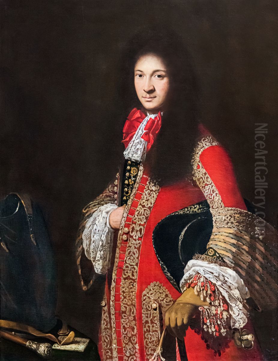Portrait de Bartolomio Manganoni Oil Painting by Fra Galgario