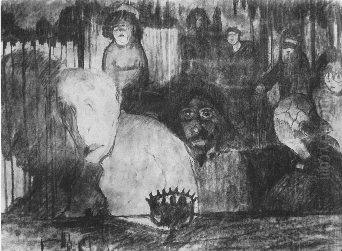 Anglicy w Indyach Oil Painting by Stanislaw Ignacy Witkiewicz (Witkacy)