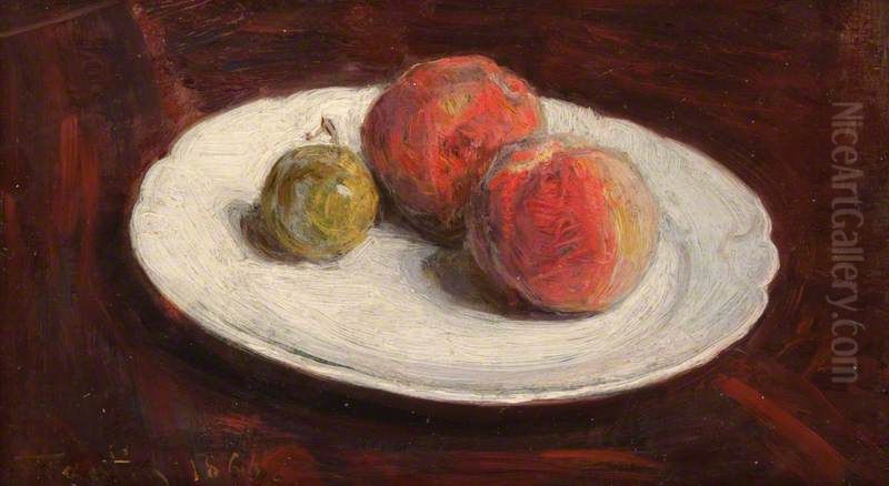 Peaches and Greengages Oil Painting by Henri Fantin-Latour