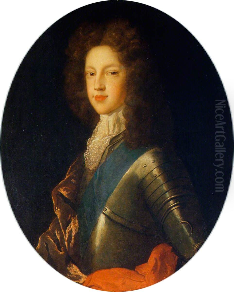 Prince James Francis Edward Stuart (1688-1766), 'The Old Pretender' Oil Painting by Alexis-Simon Belle
