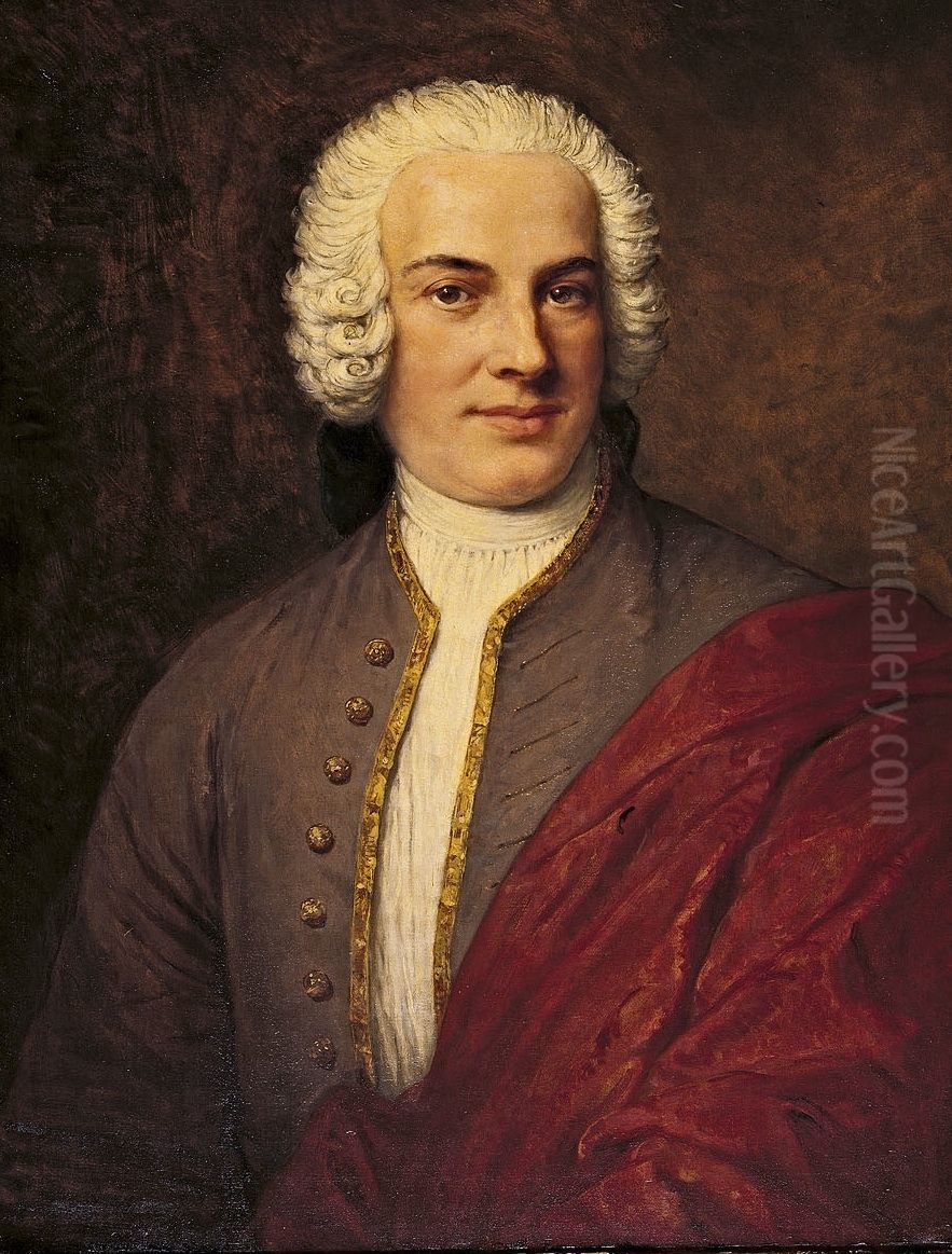 Painting of Johann Berenberg Oil Painting by unknown