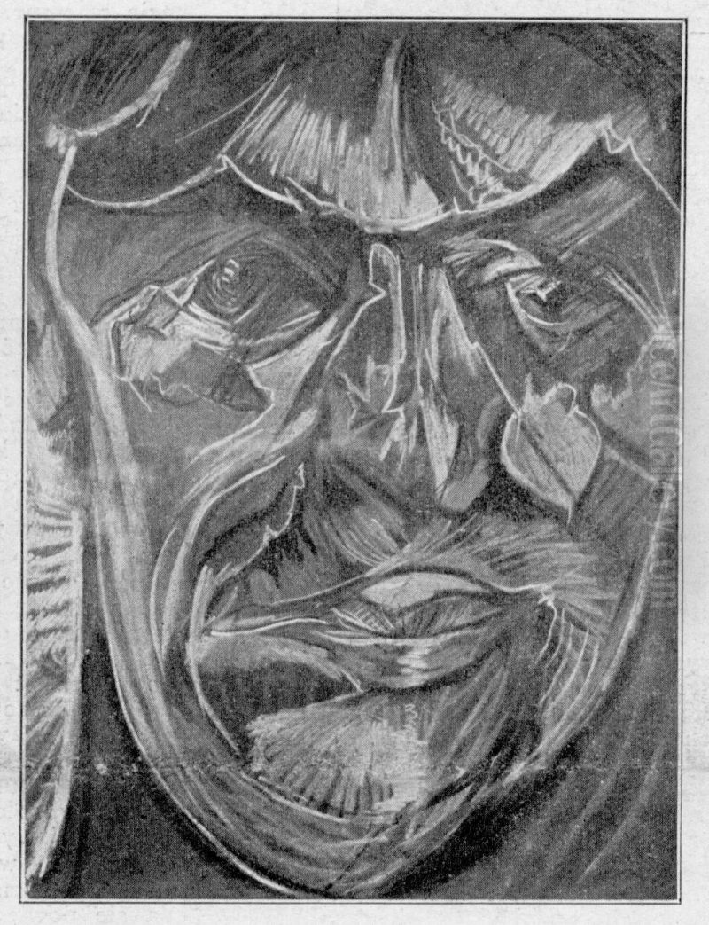 Portret Tadeusza Boya-Zelenskiego Oil Painting by Stanislaw Ignacy Witkiewicz (Witkacy)