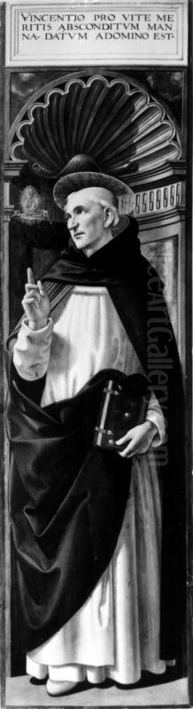 Der heilige Vincentius Ferrerius Oil Painting by Ghirlandaio Domenico