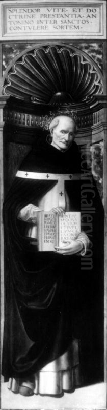 Der heilige Antoninus Oil Painting by Ghirlandaio Domenico