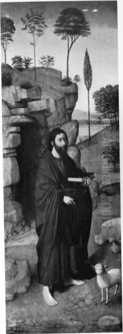 Johannes der Taufer Oil Painting by Petrus Christus