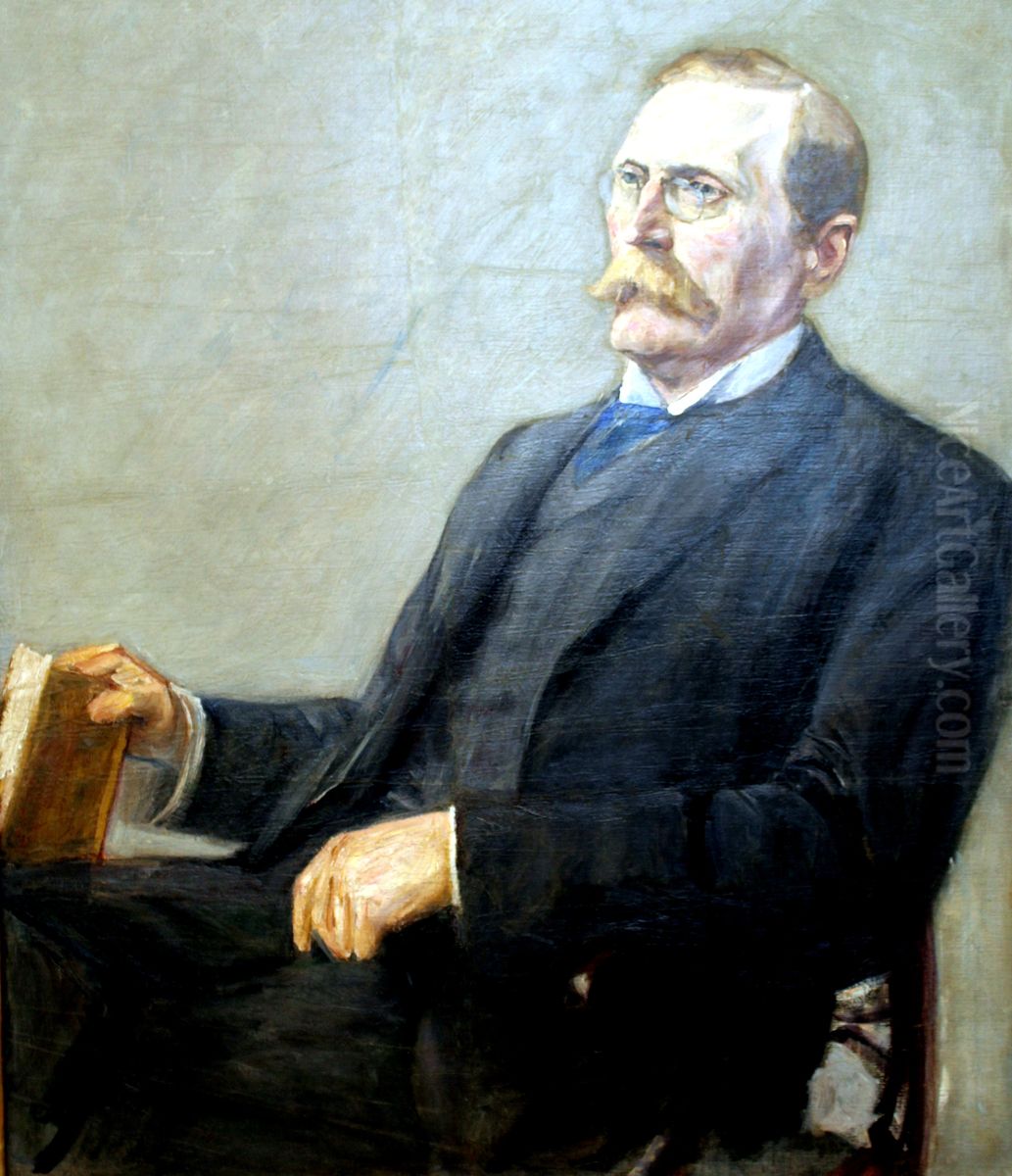 Bildnis Dr. Wilhelm Bode Oil Painting by Max Liebermann